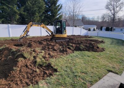 Land Leveling and Yard Grading Project in Naugatuck, CT